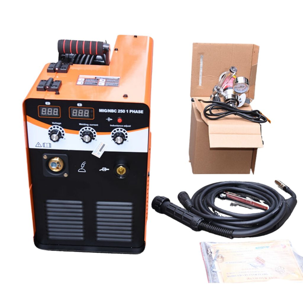 Bộ sản phẩm Máy Hàn Mig Edon NBC 250 1 Pha