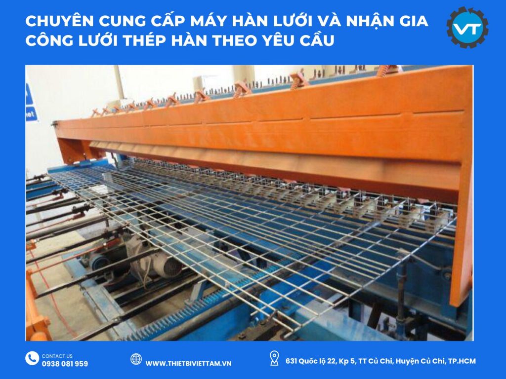Chuyên cung cấp máy hàn lưới và nhận gia công lưới thép