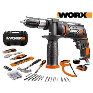 Máy khoan động lực 600W 13mm WX317.3 (đầu măng ranh - SET) - Worx Orange
