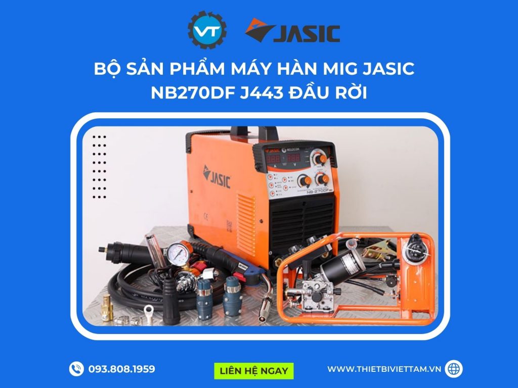 Bộ sản phẩm máy hàn Mig Jasic NB270DF J443 đầu rời